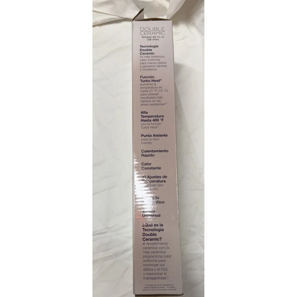 Conair Double Ceramic 1 1/2 Inch Curling Iron Soft Waves Medium Long Hair - Picture 4 of 4